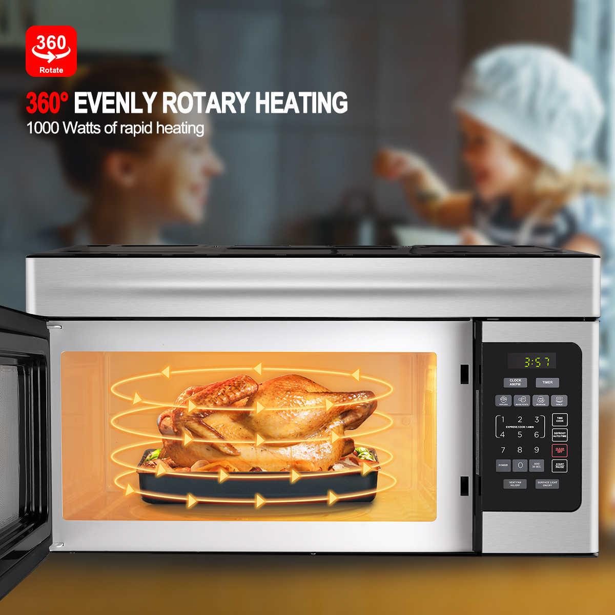 GASLAND Chef 30" Stainless Steel Microwave Oven