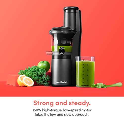 NutriBullet Slow Juicer, GrayClearBlackMulti-color, Model NBJ50300