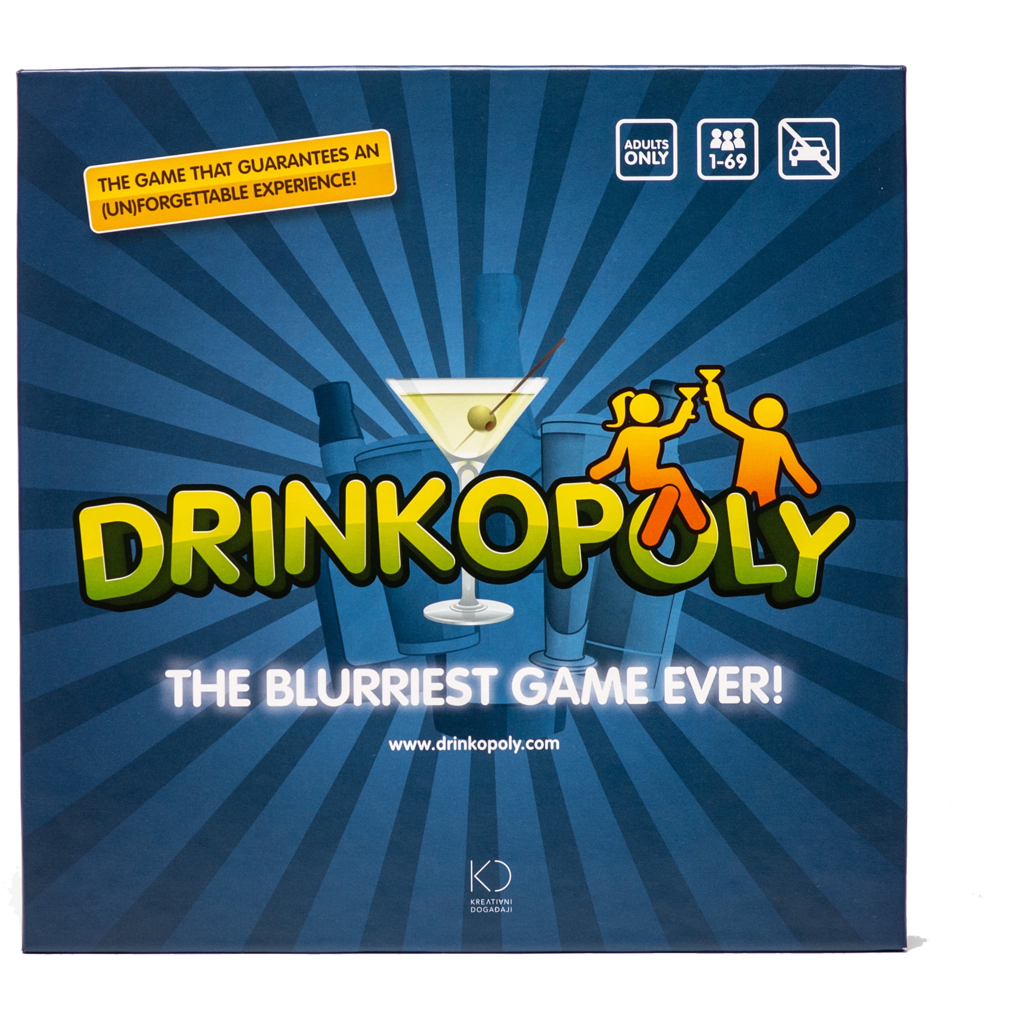 Drinkopoly: Fun Adult Party Game for 21+