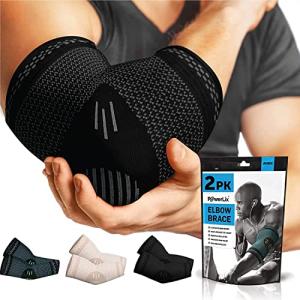 Elbow Compression Brace for Pain Relief (Pair)