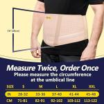 URIEL Abdominal Belt for Weak Muscles (XXL)