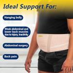 URIEL Abdominal Belt for Weak Muscles (XXL)