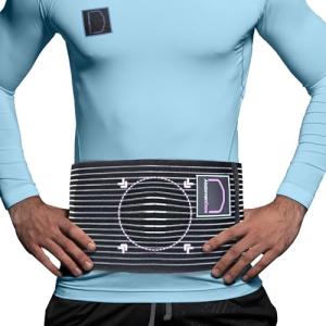 Abdomencare Umbilical Hernia Belt for Men and Women | Abdominal Hernia Belt for Women & Men with 2 Unique Compression Pads | Belly Button Umbilical Hernia Belts for Men | Hernia Support Binder | L/XL