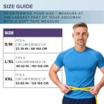 Abdomencare Umbilical Hernia Belt for Men and Women | Abdominal Hernia Belt for Women & Men with 2 Unique Compression Pads | Belly Button Umbilical Hernia Belts for Men | Hernia Support Binder | L/XL