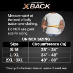 Adjustable Copper Fit X-Back Brace for Pain Relief
