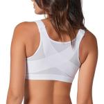 Leonisa Women's Wireless Back Support Bra, White