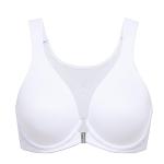 Delimira Women's Plus Size Front Closure Bra