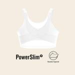 Leonisa Women's Wireless Back Support Bra, White