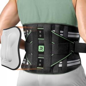 Comfortable Lower Back Brace with Adjustable Support