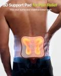 Comfortable Lower Back Brace with Adjustable Support