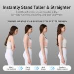 Back Brace Posture Corrector for Women, Pink