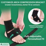 JOMECA Adjustable Drop Foot Brace for Walking