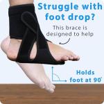 Right Foot AFO Brace for Foot Drop Relief