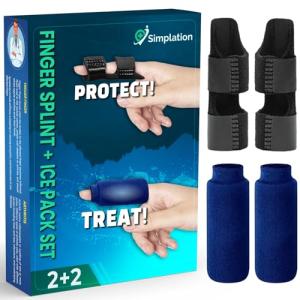 Trigger Finger Splint Set with Ice Pack