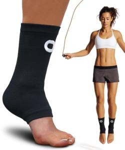 Ankle Compression Sleeve for Pain Relief & Support