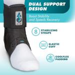 Black Small Ankle Stabilizer by Med Spec ASO