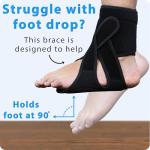 Omeer AFO Foot Drop Brace for Walking Support