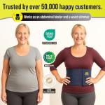 BLITZU Umbilical Hernia Belt for Men and Women – Abdominal Support Binder for Belly Button Hernia Support, Relieve Pain for Incisional, Femoral, Hiatal, & Inguinal Hernia Surgery Prevention Aid L-XL