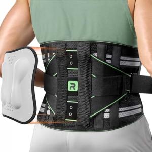 Comfortable Lower Back Brace with Adjustable Support