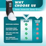 Med Spec ASO Black Ankle Stabilizer - Medium