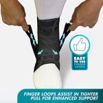 Med Spec ASO Black Ankle Stabilizer - Medium