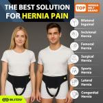 BLITZU Adjustable Hernia Belt for Men & Women