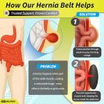 BLITZU Adjustable Hernia Belt for Men & Women