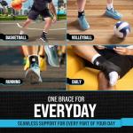 Adjustable Lace-Up Ankle Brace for Sports & Recovery