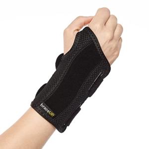 BraceUP Wrist Splint for Carpal Tunnel Right Left Hand Wrist Support for Women and Men, Daytime and Night Use, Wrist Brace for Pain Relief and Arthritis - Right Wrist (S/M)