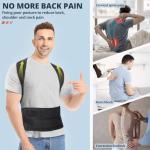 Adjustable Back Brace for Posture and Pain Relief