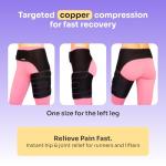 Copper Compression Hip Brace for Pain Relief