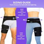 Copper Compression Hip Brace for Pain Relief