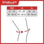 Mueller Black Hinged Wraparound Knee Brace