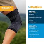 OrthoSleeve Compression Knee Brace for Pain Relief