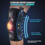 Adjustable Hinged Knee Brace for Pain Relief