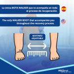 INDESMED Adjustable 2-in-1 Walker Boot 2024