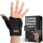 Reversible Copper Infused Wrist and Thumb Brace