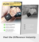 HiRui 2-Pack Adjustable Wrist Compression Straps