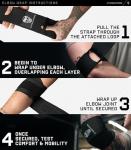 Gymreapers Elbow Compression Braces for Weightlifting