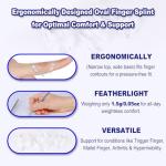10-Piece Finger Splints & Sleeves Support Kit