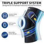 CAMBIVO Adjustable Knee Brace with Stabilizers
