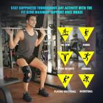 Hinged Knee Brace with Support for Meniscus Tears