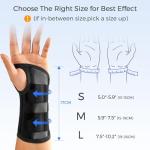 FREETOO Adjustable Wrist Brace for Pain Relief