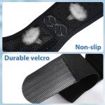 Hernia Belt for Men Hernia Support Truss for Single/Double Inguinal or Sports Hernia, Adjustable Waist Strap with 2 Removable Compression Pads Breathable Material (Medium)