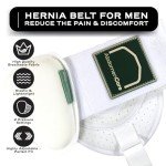 Abdomencare Inguinal Hernia Support Belt for Men & Women with 2 Compression Pads | Hernia Belt for Men Inguinal | for Left or Right Side Inguinal Hernias | Hernia Belts for Men Truss Support | S/M
