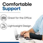 Carpal Tunnel Wrist Brace Night Support - Wrist Splint Arm Stabilizer & Hand Brace for Carpal Tunnel Syndrome Pain Relief Compression Sleeve for Forearm Wrist Tendonitis Pain Treatment (Small, Left)