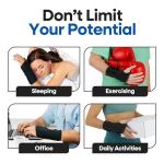 Carpal Tunnel Wrist Brace Night Support - Wrist Splint Arm Stabilizer & Hand Brace for Carpal Tunnel Syndrome Pain Relief Compression Sleeve for Forearm Wrist Tendonitis Pain Treatment (Small, Left)