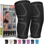 2 Pack Compression Knee Braces for Pain Relief