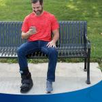 Short Air Cam Walker Boot - Small, Black