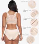 Comfy Wireless Front Closure Posture Bra for Women